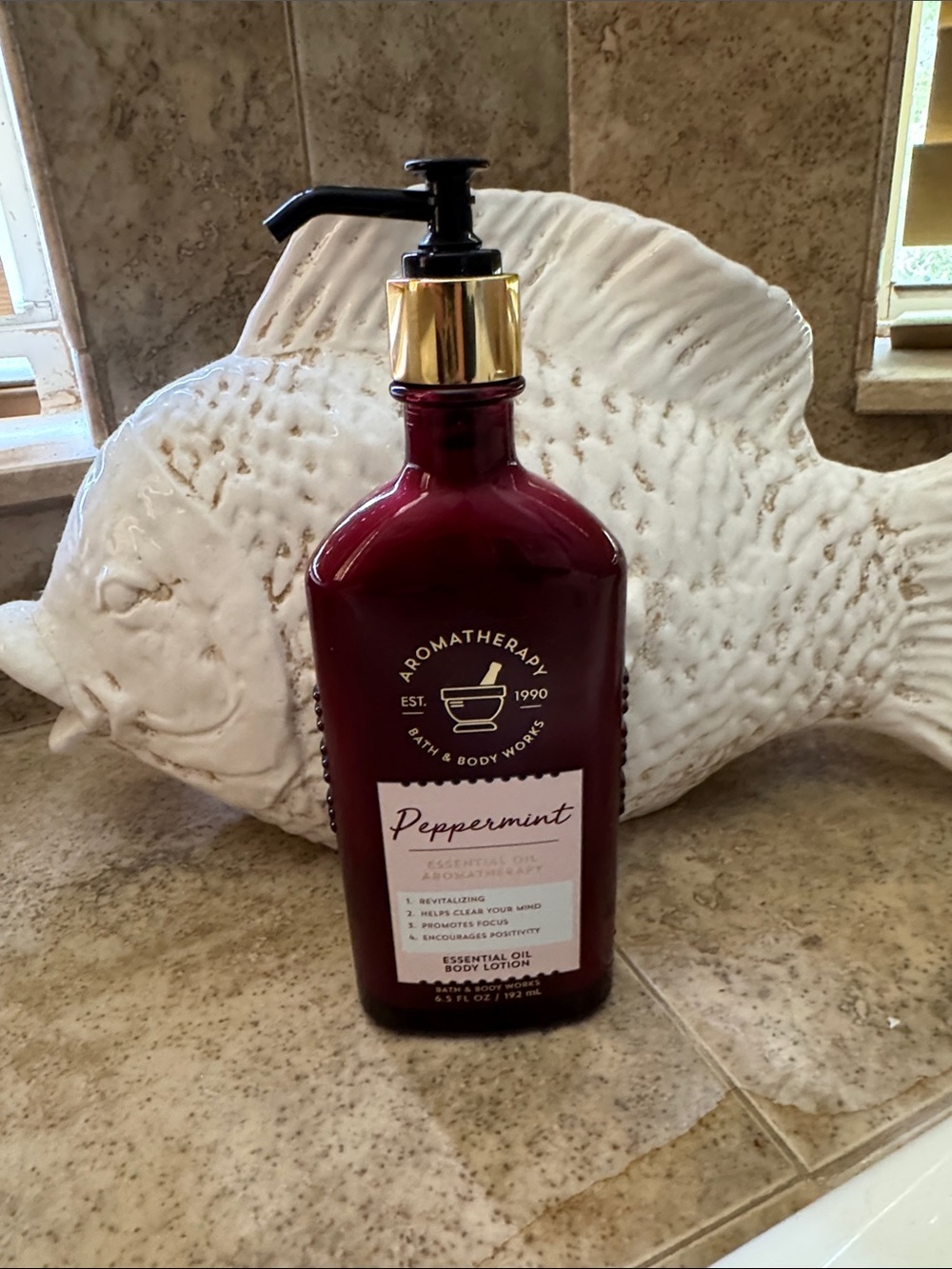 Bath & Body Works Aromatherapy Peppermint Essential Oil Body Lotion